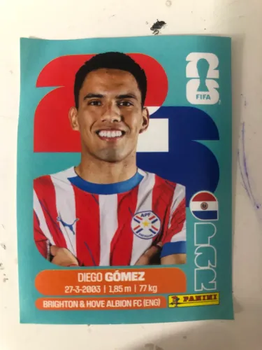 Figura Copa 2026 Jogador Diego Gomez Par 10