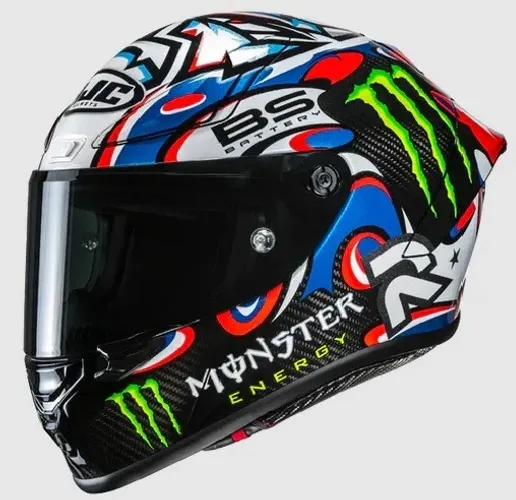 Capacete Hjc Quartararo Le Mans III Rpha1 V2 Monster Original 100% Carbono Novo Na caixa