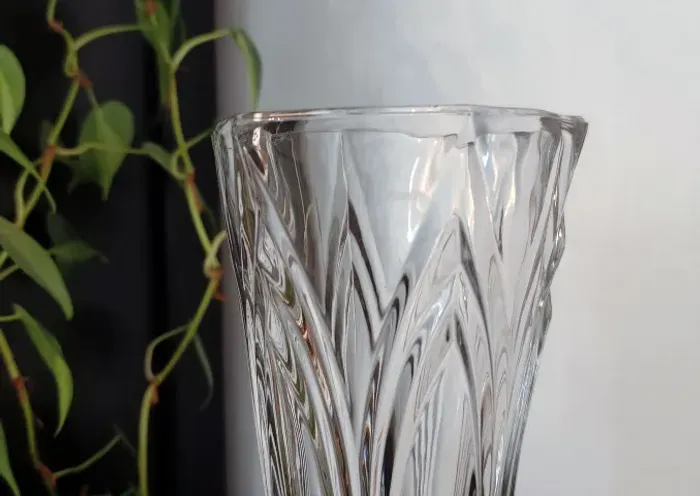 Vaso de Cristal D'Arques França Anos 90