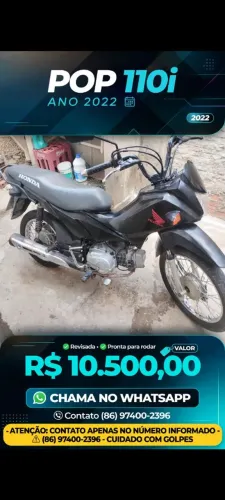 Vendo pop 110i ano 2022
