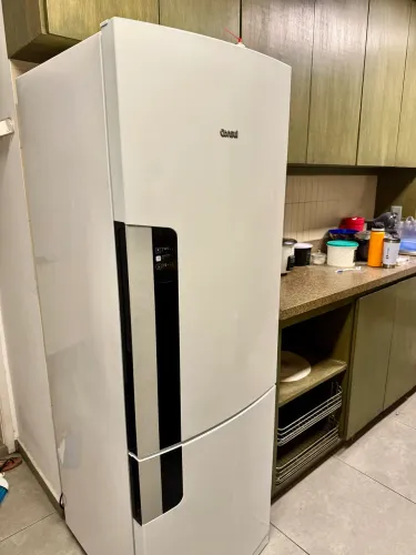 Geladeira frost free duplex consul 399 litros freezer embaixo