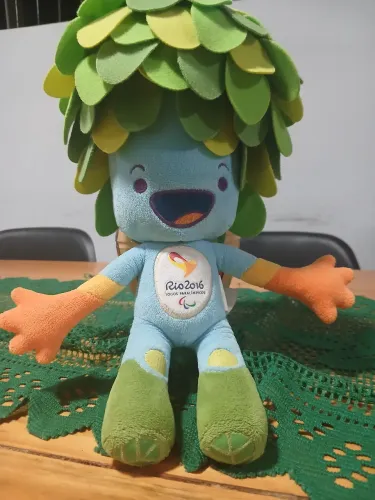 Para colecionador _ Mascote original dos jogos Paralíticos 2016_ ORIGINAL