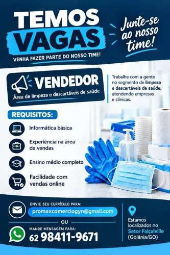 Vaga de Vendedor(a)