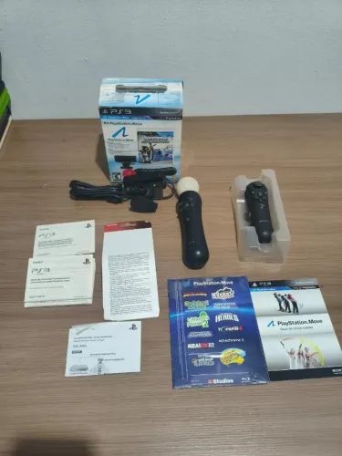 Kit Playstation Move - na caixa