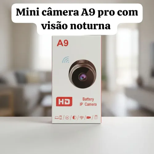 Mini câmera de segurança - A9 pro com Full HD até 1080P