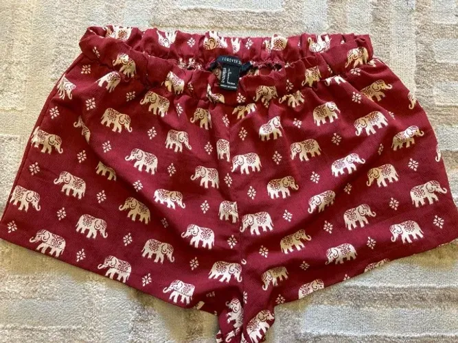 Shorts Feminino Vinho Forever 21 - 36 BR