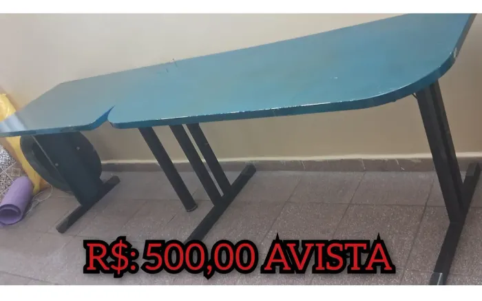 MESA ESCRITÓRIO GRANDE 2 PEÇAS
