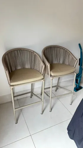 Banquetas para Área Gourmet em Corda Náutica