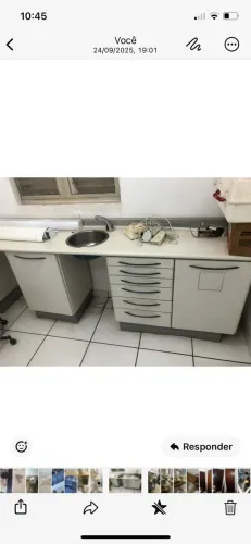 BALCÃO COM PIA INOX E TORNEIRA ELÉTRICA