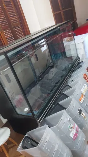 Balcao acougue 2 metros ,semi novo refrimate