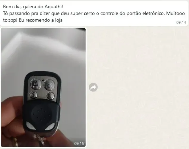 Controle Clonador 433mhz para Portão Elétrico Fácil configuração