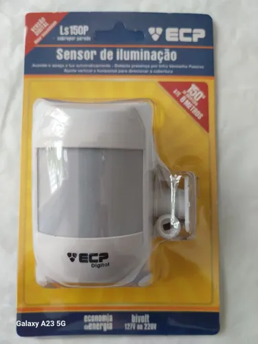 Sensor de presença parede sobrepor ecp