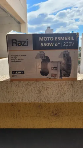 Moto Esmeril 550W 6 Pol. 220V RAZI-ME550