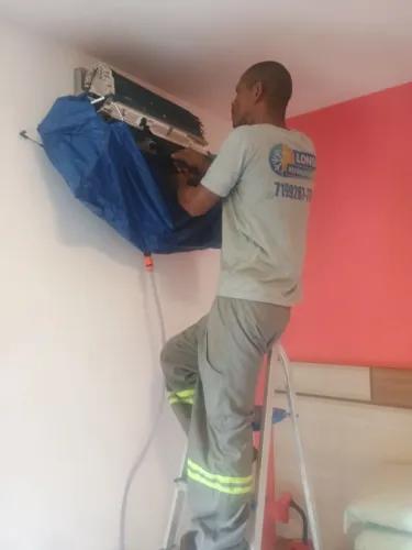 Limpeza de ar condicionado split, portátil e janela
