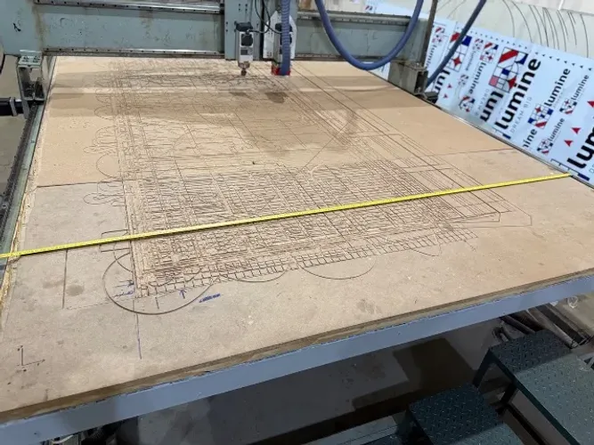 Router CNC 2 Spindle de 3 CV,coletor pó,mesa 6,00x2,40,comando Mach3, controle sem fio.