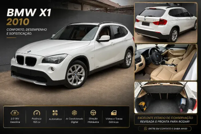 BMW X1 Sdrive 18I 2.0 16V 4X2 Aut. 2011