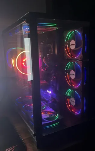 PC Gamer Ryzen 5 5600 + RX 6600 8GB + 16GB RAM + 2 Monitores