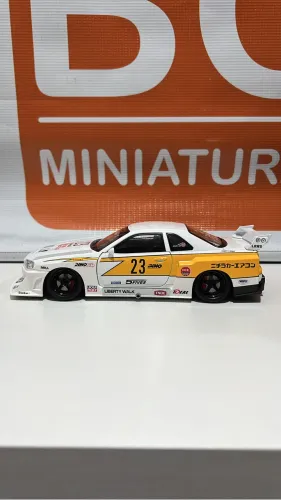 Skyline R34 LBWK Silhouette 1:18