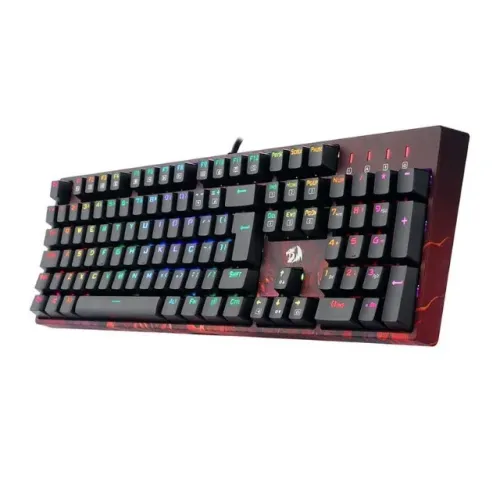 Teclado Gamer Usb Mecânico Redragon Infernal Viserion, Preto, Switch Brown, Rgb, Abnt2, Id
