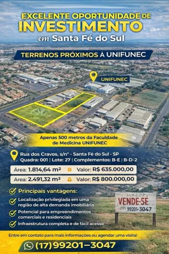Terreno ao Lado da Faculdade de Medicina