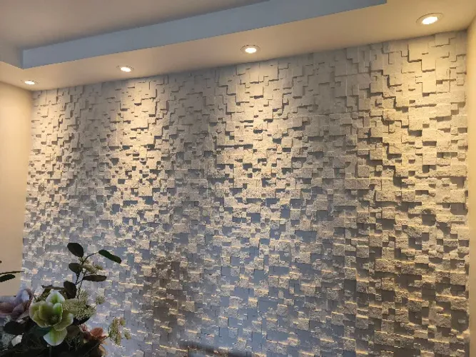 Molde Silicone Canjiquinha Quadrada - Gesso 3D | Mosaico 30x30cm | Placa Decorativa | Nova