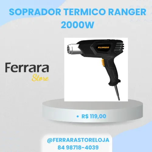 ? Soprador Térmico Ranger 2000W - Novo, Lacrado! ?