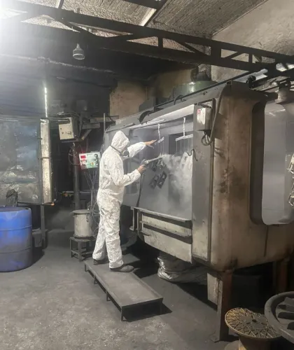 Linha de Pintura Eletrostática Completa
