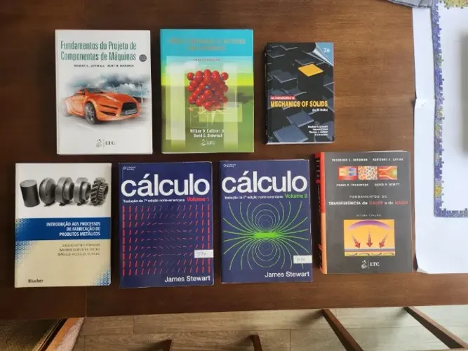 Livros de Engenharia / Engenharia Mecânica (ler descrição)