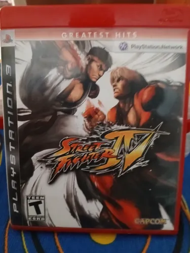 Jogo PS3 Street Fighter IV Mídia Física