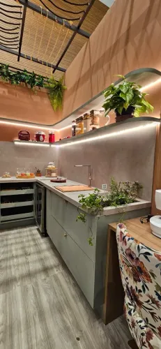 Bancada de Cozinha e Banheiro Porcelanato - Ótimo Estado