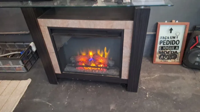 Vendo ou troco lareira eletrica 127v
