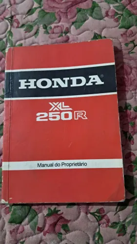 Manual do proprietario XL250R