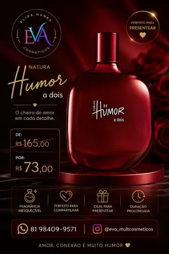 NATURA Humor a dois PROMOÇÃO