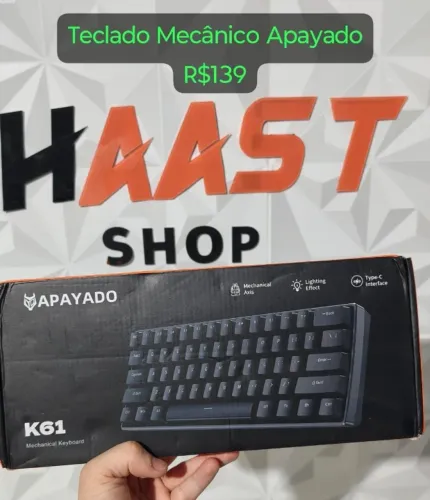 Teclado Mecânico Apayado Novo