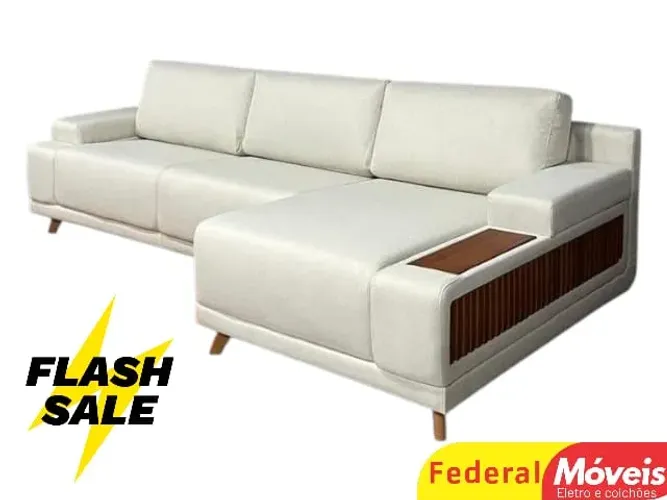 Sofá Com Chaise 2,93m - Mega Promoção!