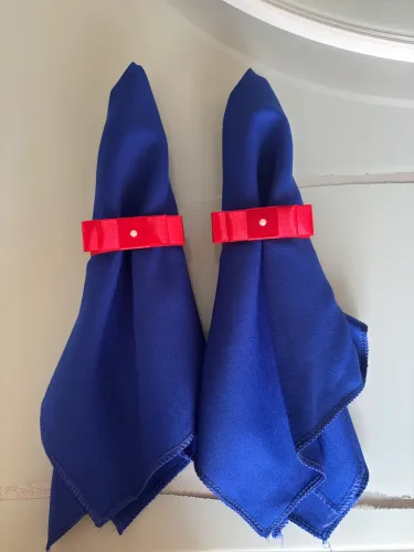 Guardanapos para mesa posta