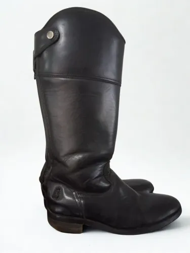 Bota de montaria Horse Nobre original, em couro legítimo, tamanho 34.