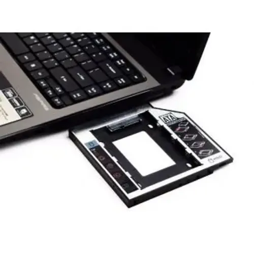 ADAPTADOR DVD P/ HD OU SSD 2.5" CADDY 9.5MM SATA