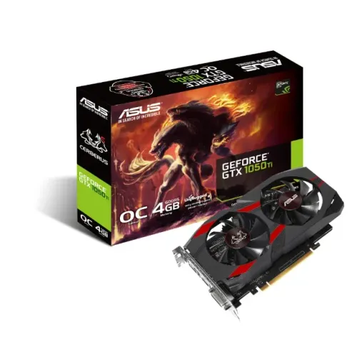 Placa de Vídeo ASUS Cerberus GTX 1050 Ti 4GB - Com Caixa