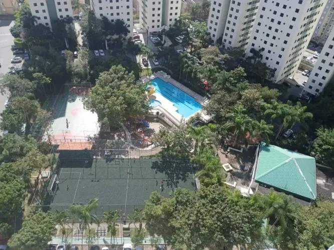 Guarapiranga Park. Apto de frente para o parque com 3 quartos, garagem, 65 m², Lazer compl