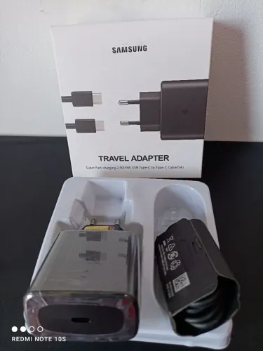 Carregador Samsung 45W com fonte e cabo Tipo C / SUPER OFERTA 