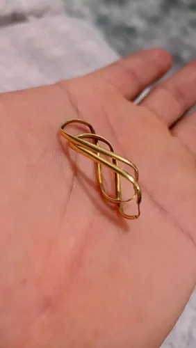 brincos em ouro 18k em ótimo estado