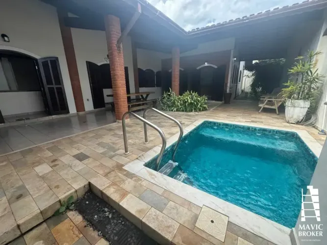 Casa Mobiliada para Locação Definitiva  Nova Peruíbe | Lado Praia