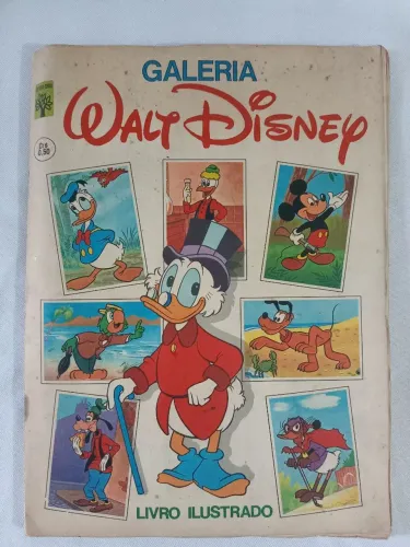 Álbum de figurinhas Galeria Walt Disney ano 1976 completo