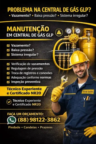 Manutenção em Central de Gás Condomínio