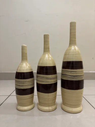 Kit 3 vasos decorativos