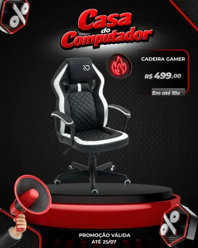 PROMOÇÃO CADEIRA GAMER