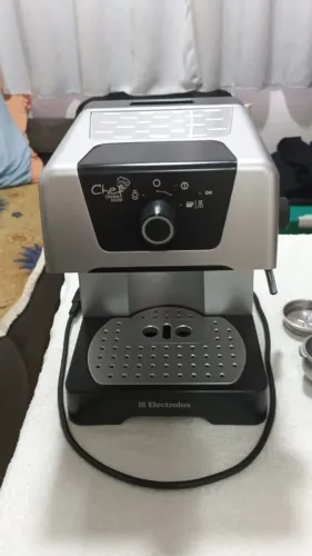 Cafeteira Expresso Electrolux Chef Crema Silver