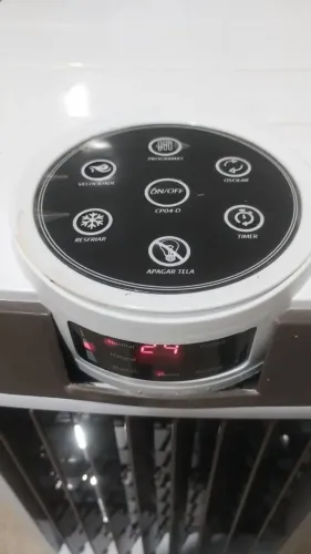 Climatizador digital CP04 (220V) com umidificador de ar frio e controle remoto portátil