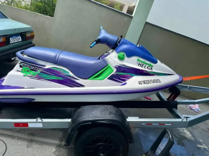 Jet ski seadoo 580 2 tempos troco por moto